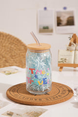 كوب "وقت السفر" الزجاجي – 16 أونصة. مستوحى من المغامرة