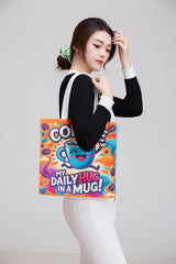Coffee Mug Cotton Tote-Bag - Daily Essential!