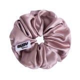 ربطة شعر حريرية وردية فاخرة