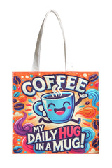 Coffee Mug Cotton Tote-Bag - Daily Essential!