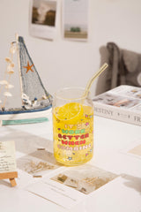 كوب زجاجي للبرجر والكولا - 16 أونصة. أدوات شرب ممتعة وأنيقة