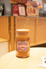 كوب العقل الإيجابي – 16 أونصة. أدوات شرب ملهمة