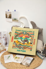 حقيبة توت بطباعة جمل — للتسوق و للعمل و للمدرسة