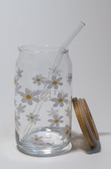 كوب بطبعة زهرة – 16 أونصة. مستوحى من الأزهار	