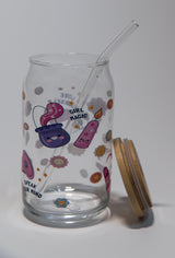 كوب بطبعة زهور – 16 أونصة أواني الشرب مستوحاة من الأزهار
